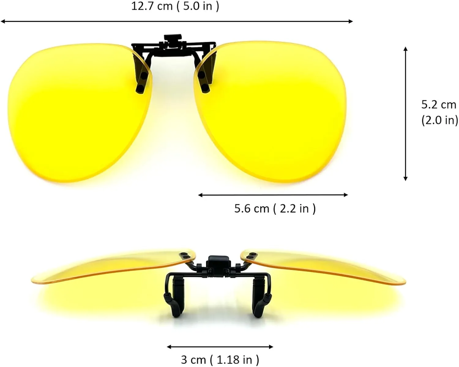 Clip on Sunglasses Over Prescription Glasses Polarized Anti Glare Flip Up UV Protection Glasses For Men Women