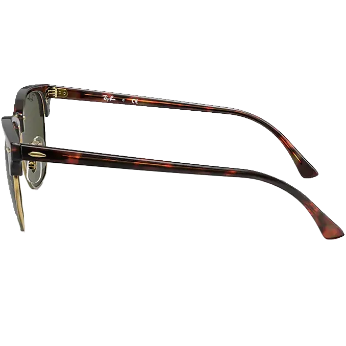 Club Master Low Bridge Polished Tortoise/Green