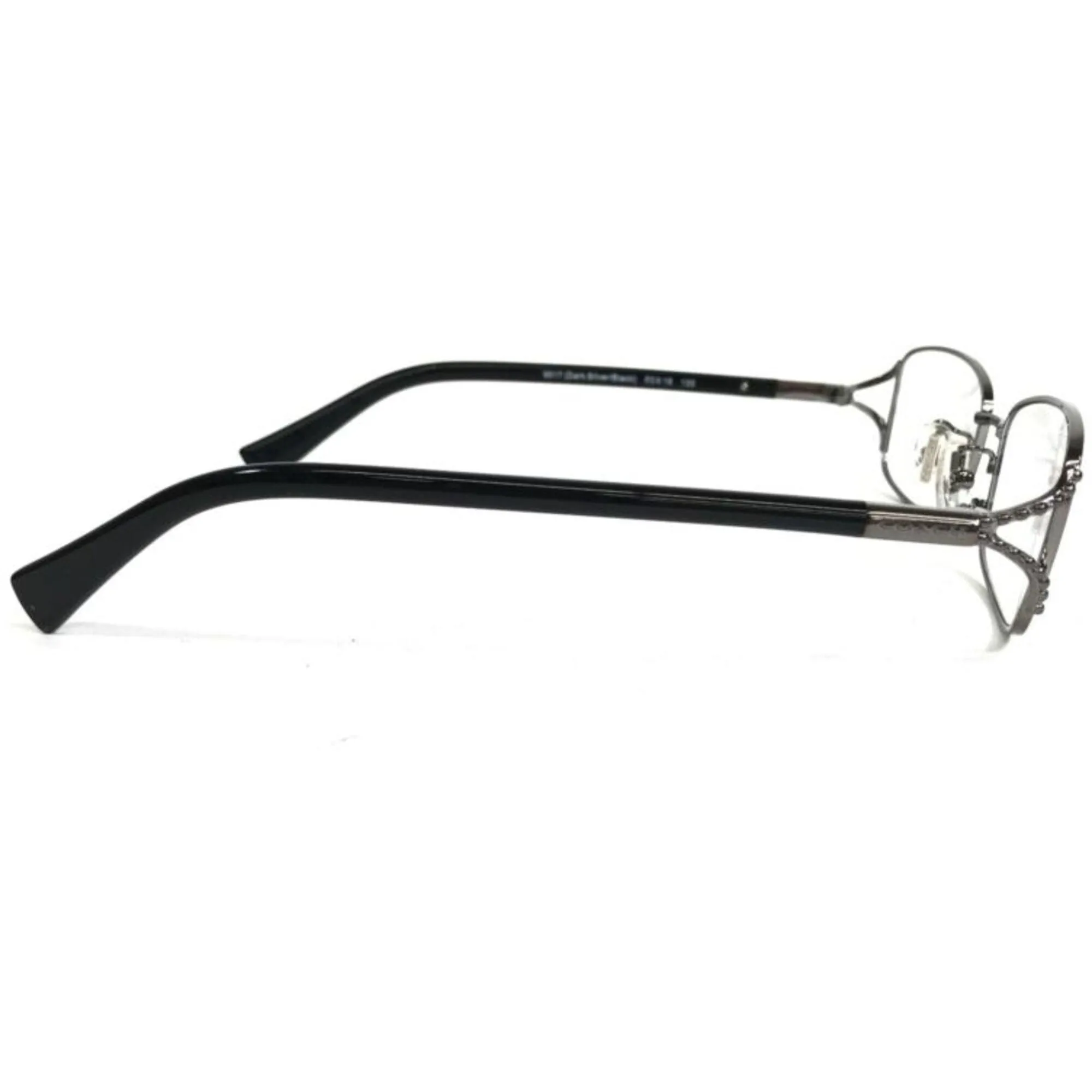 Coach Women's Eyeglasses - Dark Silver/Black Rectangular Frame | COACH 0HC5073 9017