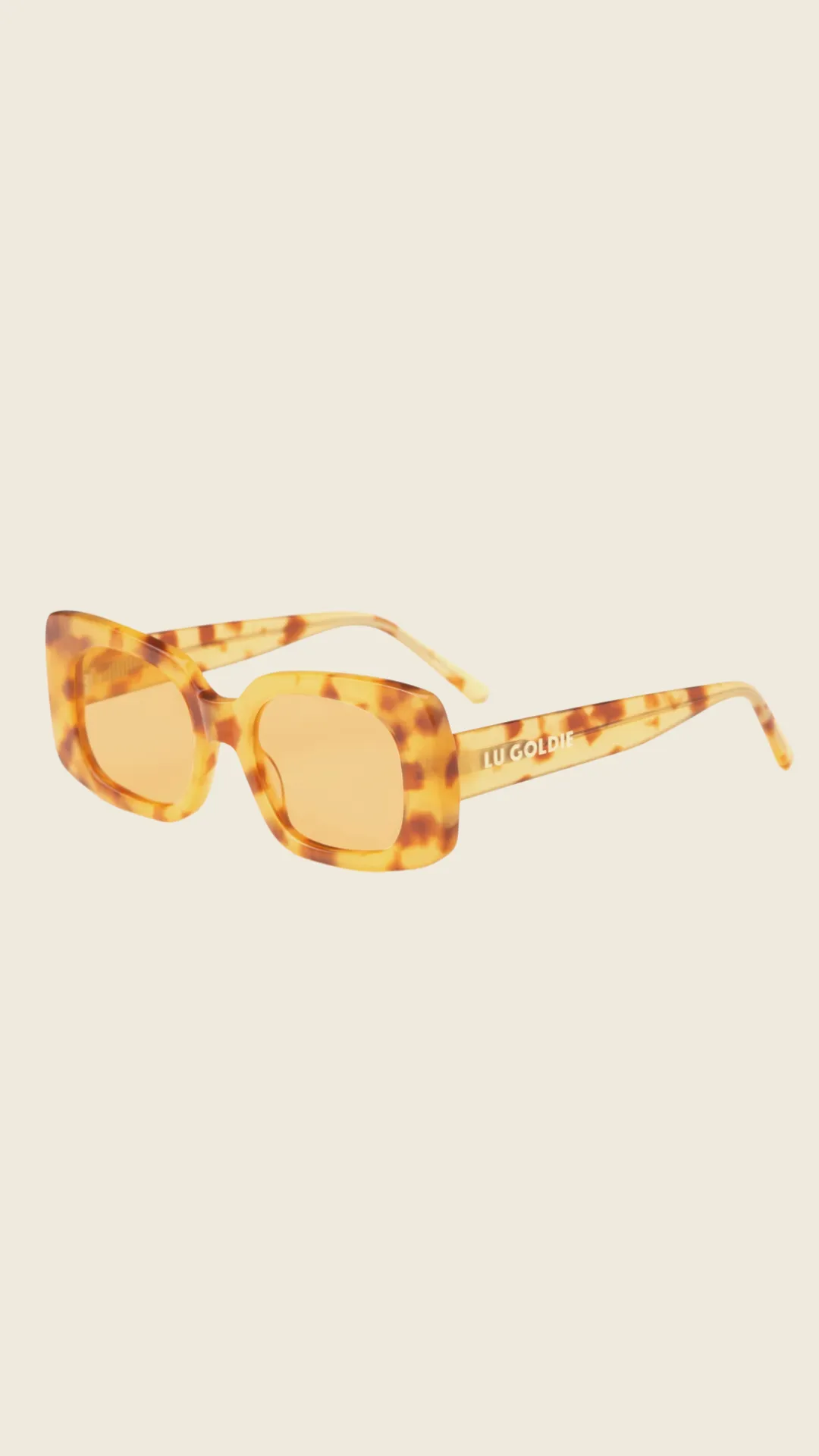 Coco Sunglasses in Creme Brulee