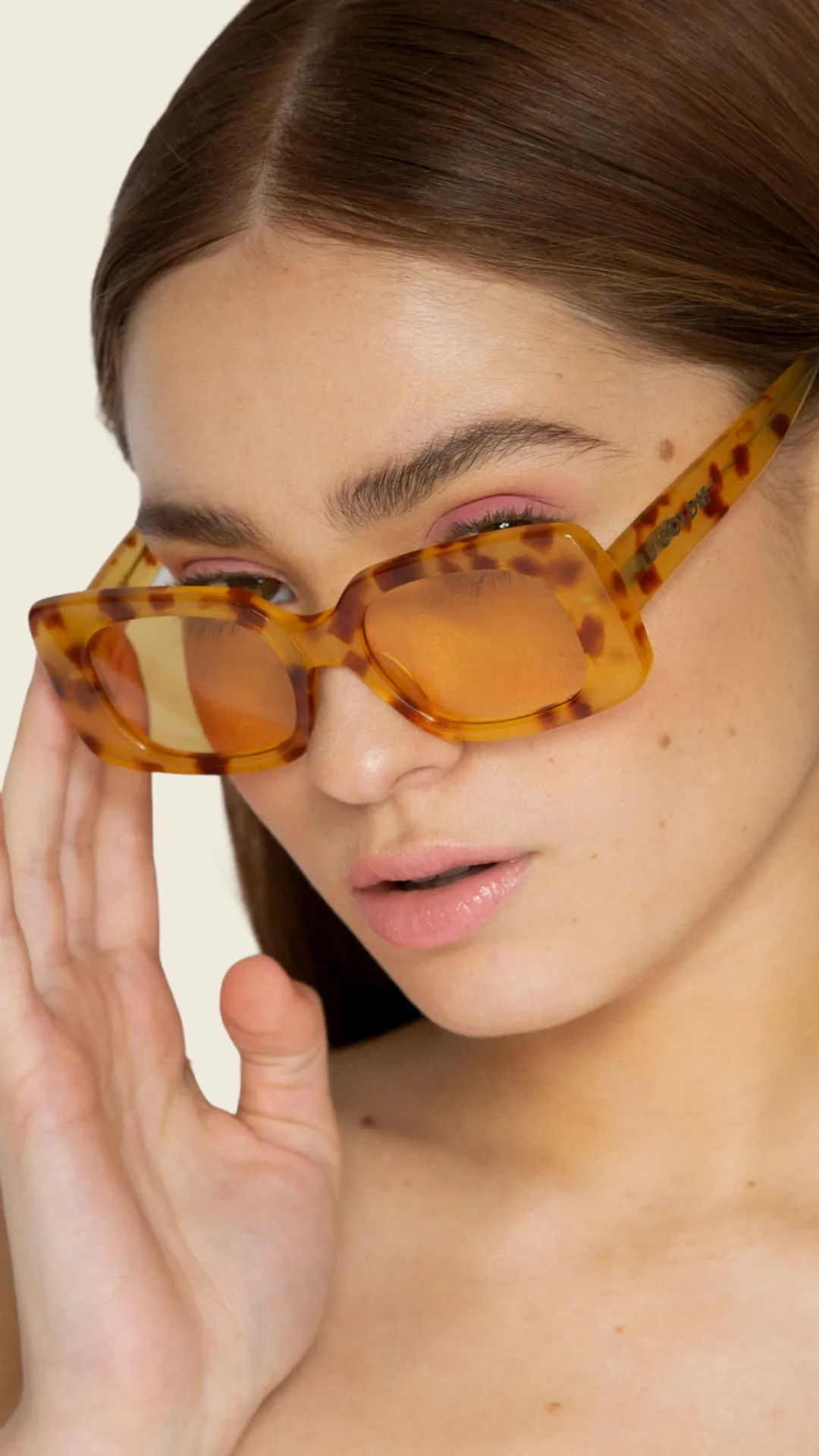 Coco Sunglasses in Creme Brulee