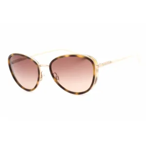 Cole Haan Women's Sunglasses - Soft Tortoise Metal Full Rim Cat Eye Frame | CH7065 240