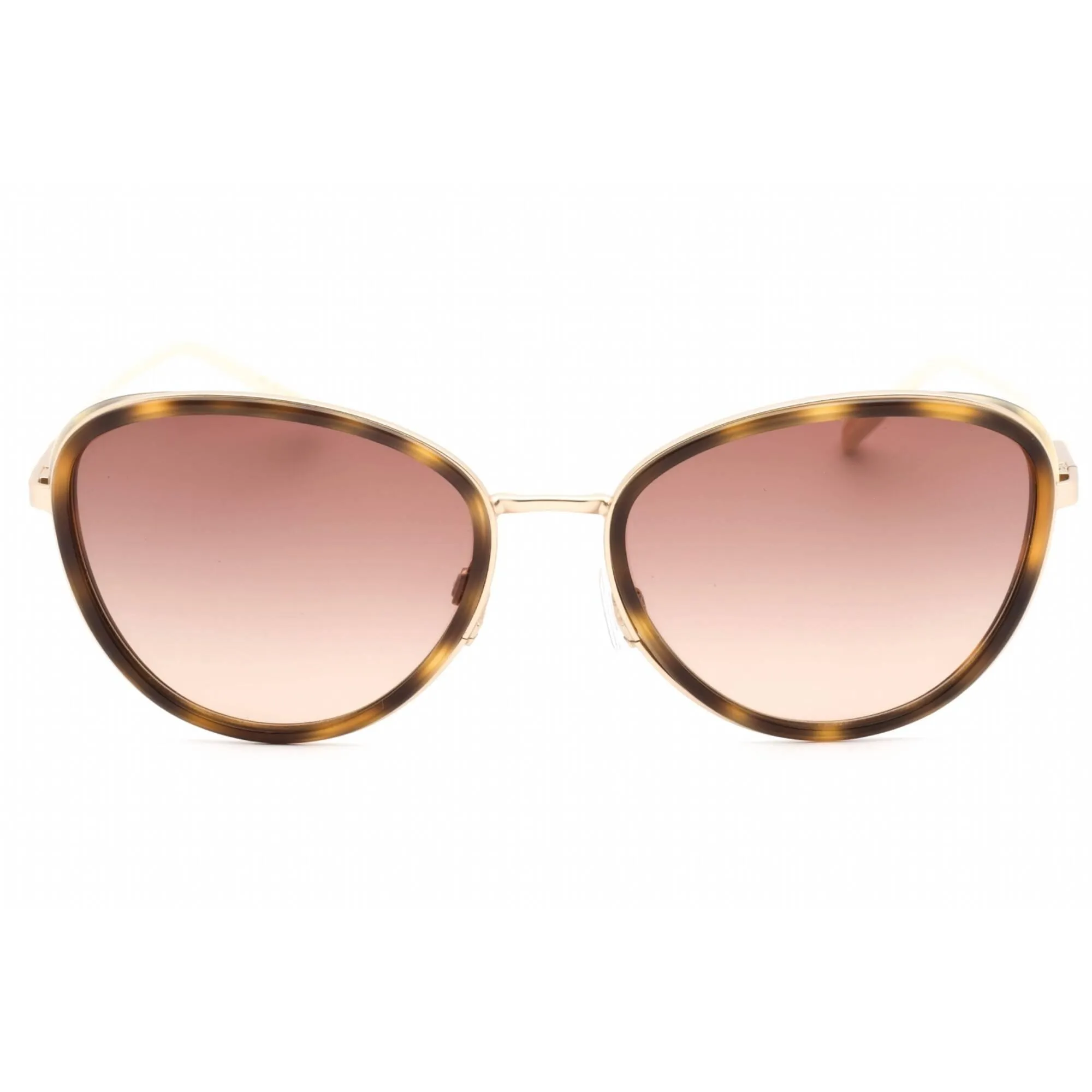 Cole Haan Women's Sunglasses - Soft Tortoise Metal Full Rim Cat Eye Frame | CH7065 240