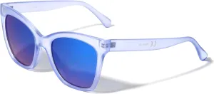 Color Mirror Crystal Classic Frame Cat Eye Sunglasses