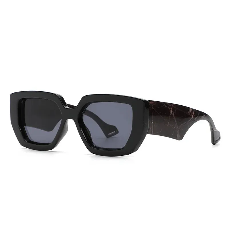 Colorful Square Sunglasses Women Men UV400 Travel Shades