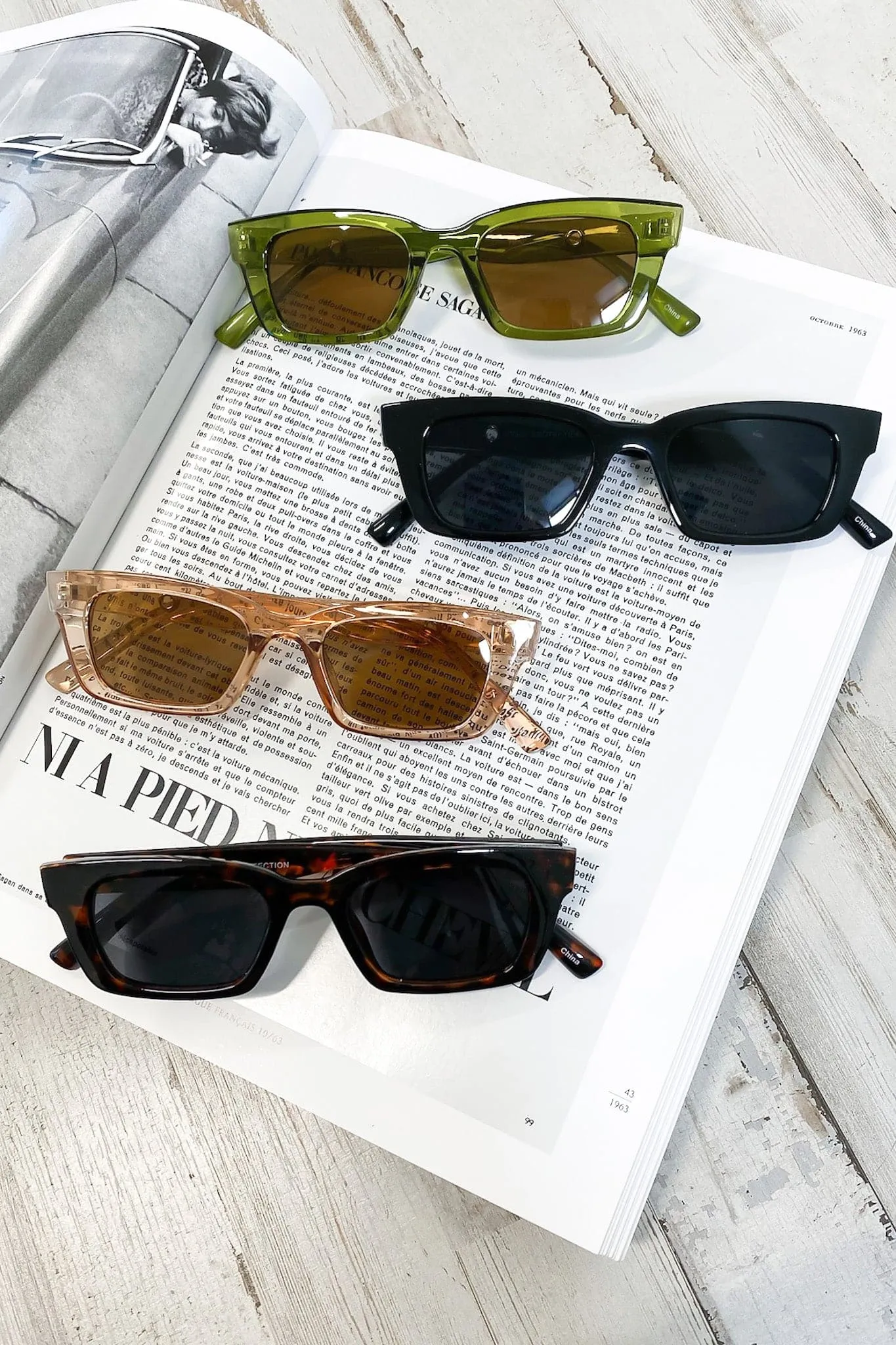 Cool Cutie Classic Acetate Tinted Sunglasses - FINAL SALE