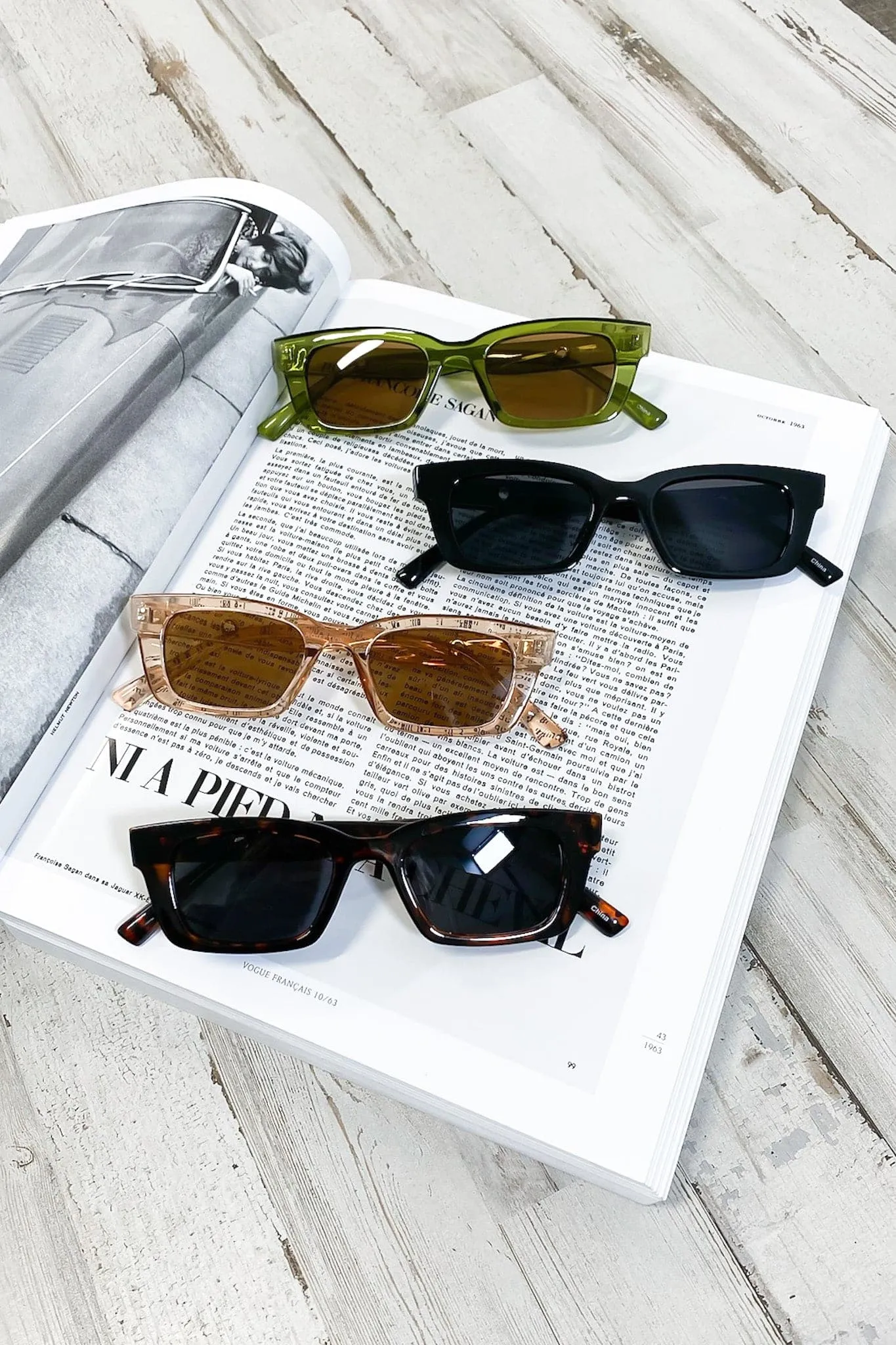 Cool Cutie Classic Acetate Tinted Sunglasses - FINAL SALE