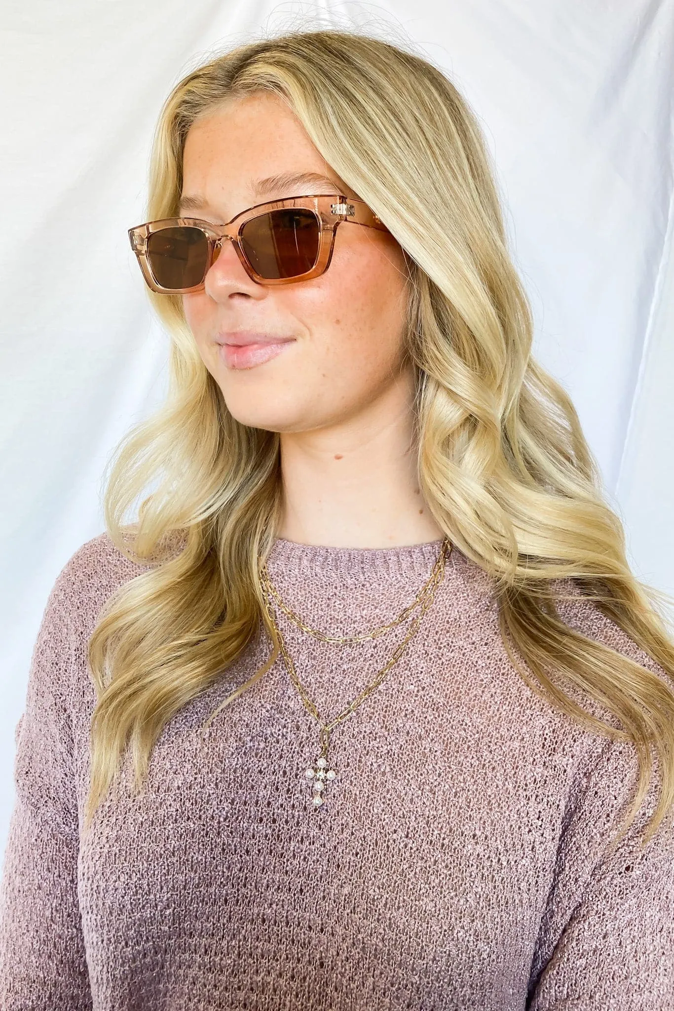 Cool Cutie Classic Acetate Tinted Sunglasses - FINAL SALE