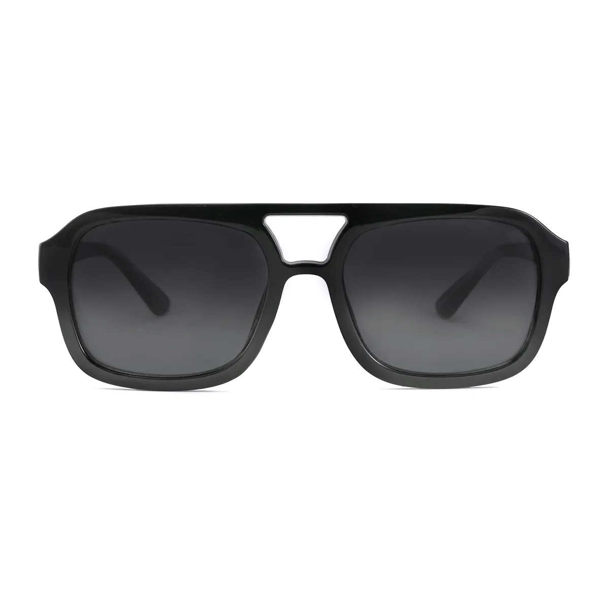 Corsa - Black Shiny - Grey Gradient Polarized Lens