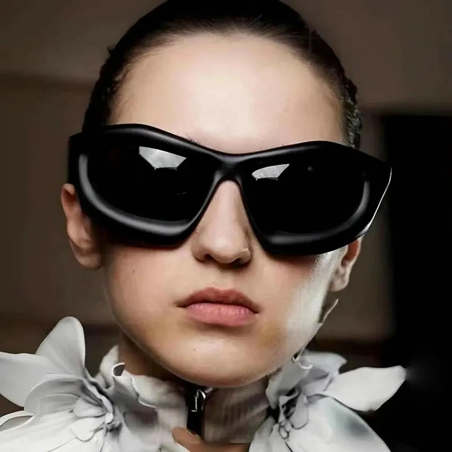 COTIA Fashion Square Sunglasses for Men Women Punk Cat Eye Sun Glasses Sports Cycling Y2k Cool Goggles Eyewear W35