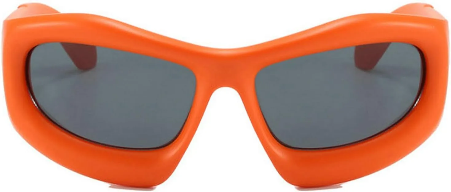 COTIA Fashion Square Sunglasses for Men Women Punk Cat Eye Sun Glasses Sports Cycling Y2k Cool Goggles Eyewear W35