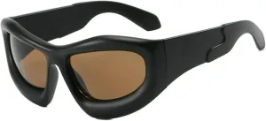 COTIA Fashion Square Sunglasses for Men Women Punk Cat Eye Sun Glasses Sports Cycling Y2k Cool Goggles Eyewear W35