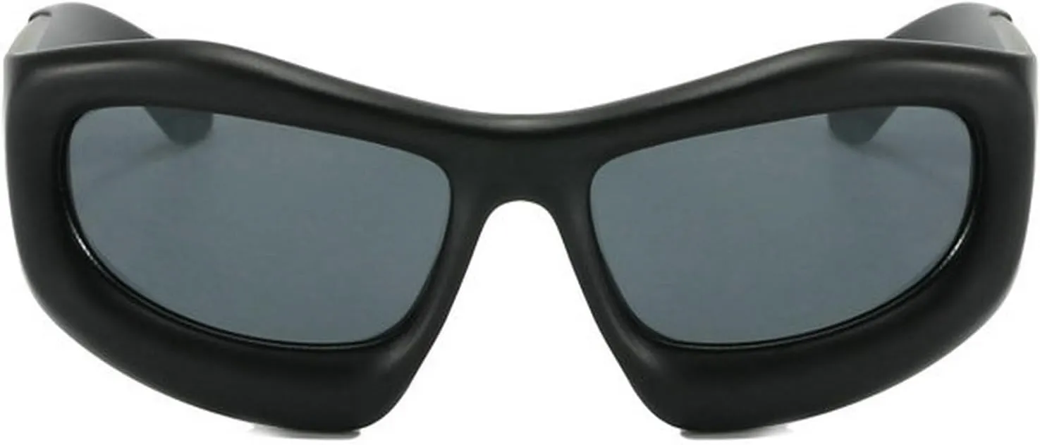 COTIA Fashion Square Sunglasses for Men Women Punk Cat Eye Sun Glasses Sports Cycling Y2k Cool Goggles Eyewear W35