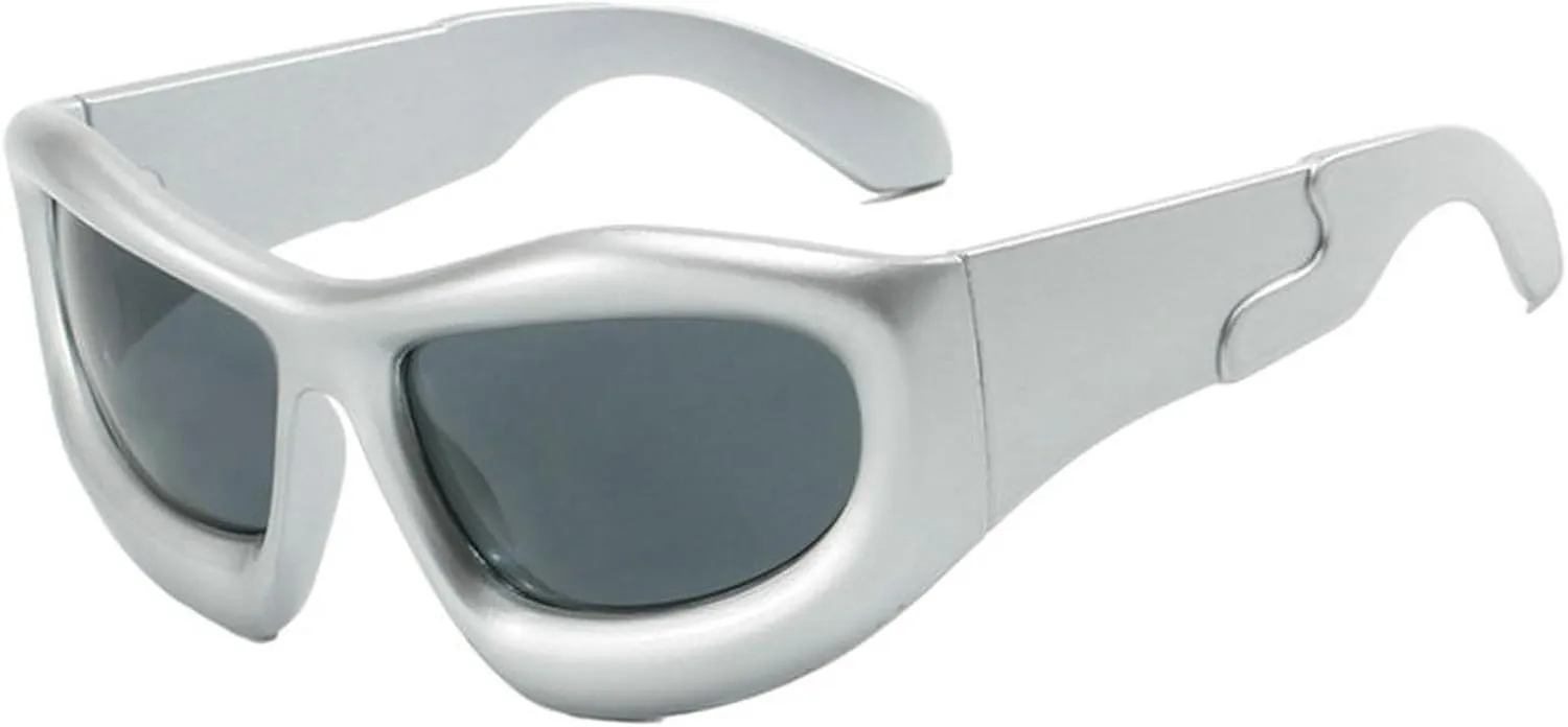 COTIA Fashion Square Sunglasses for Men Women Punk Cat Eye Sun Glasses Sports Cycling Y2k Cool Goggles Eyewear W35