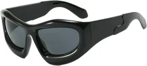 COTIA Fashion Square Sunglasses for Men Women Punk Cat Eye Sun Glasses Sports Cycling Y2k Cool Goggles Eyewear W35