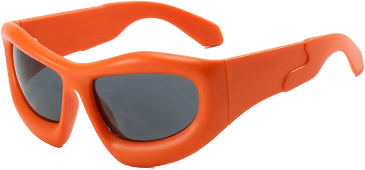 COTIA Fashion Square Sunglasses for Men Women Punk Cat Eye Sun Glasses Sports Cycling Y2k Cool Goggles Eyewear W35
