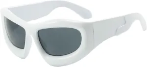 COTIA Fashion Square Sunglasses for Men Women Punk Cat Eye Sun Glasses Sports Cycling Y2k Cool Goggles Eyewear W35