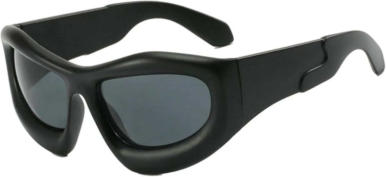 COTIA Fashion Square Sunglasses for Men Women Punk Cat Eye Sun Glasses Sports Cycling Y2k Cool Goggles Eyewear W35
