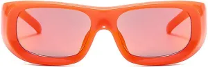 COTIA Square Sunglasses for Men Women Y2K Personality Fashion Punk Futuristic Sports Style Sun Glasses Eyewear W37