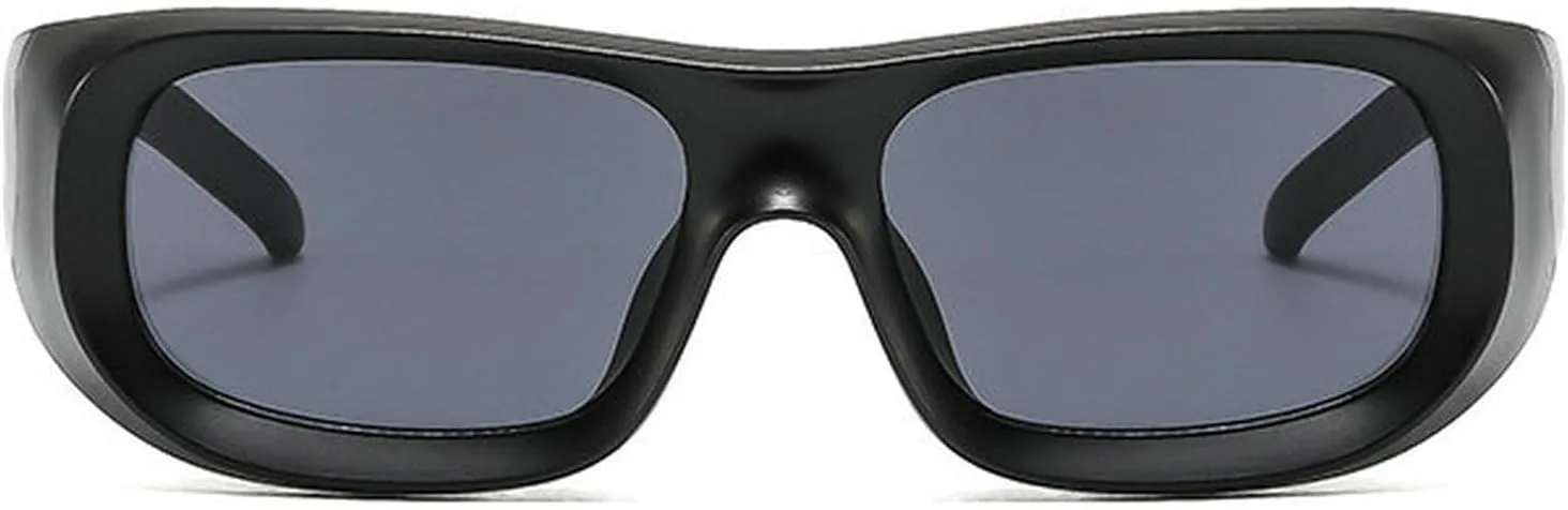 COTIA Square Sunglasses for Men Women Y2K Personality Fashion Punk Futuristic Sports Style Sun Glasses Eyewear W37