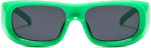 COTIA Square Sunglasses for Men Women Y2K Personality Fashion Punk Futuristic Sports Style Sun Glasses Eyewear W37