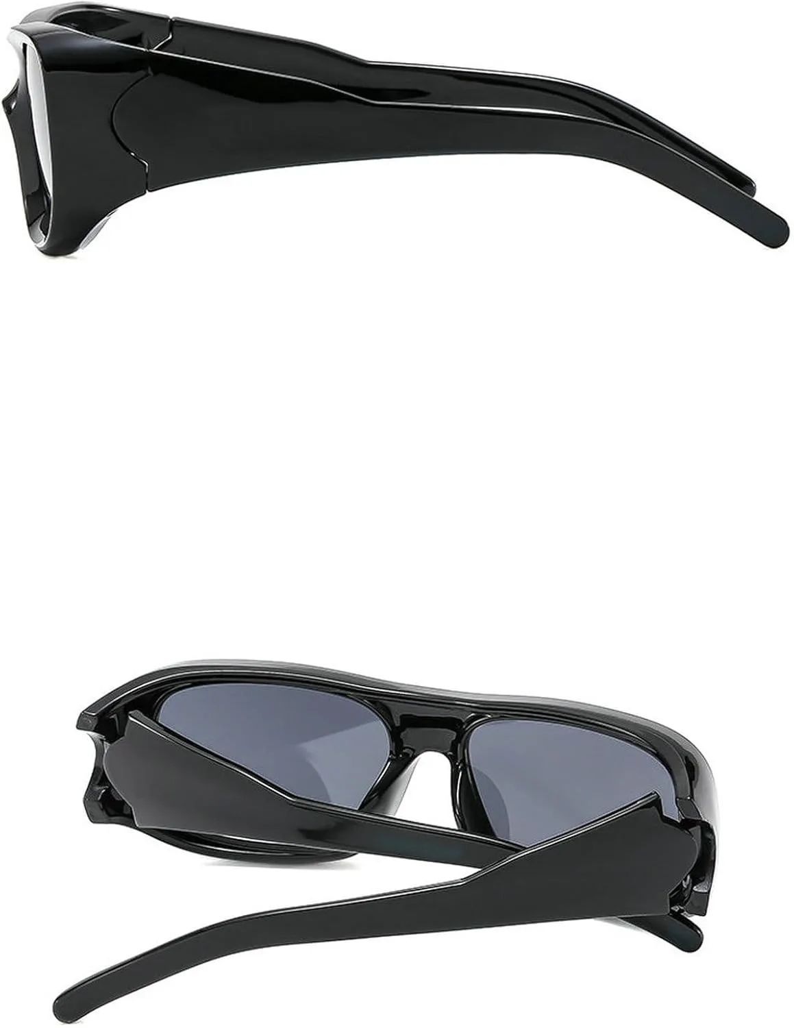 COTIA Square Sunglasses for Men Women Y2K Personality Fashion Punk Futuristic Sports Style Sun Glasses Eyewear W37