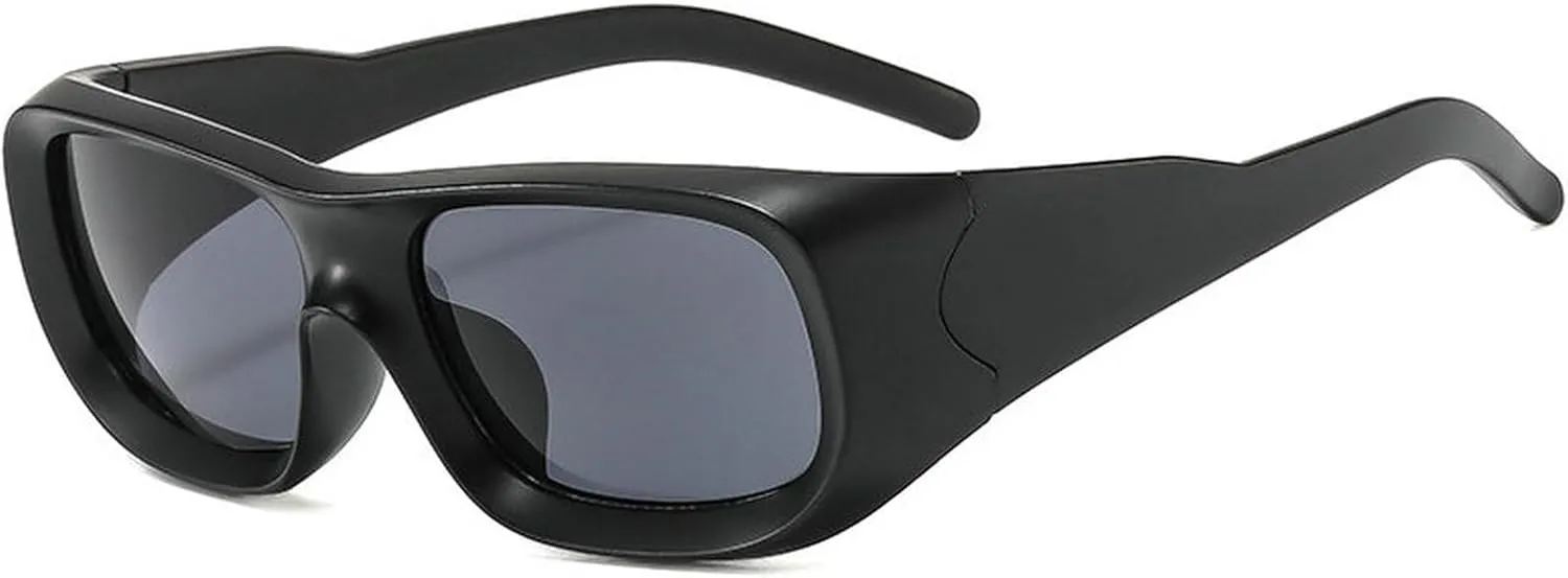COTIA Square Sunglasses for Men Women Y2K Personality Fashion Punk Futuristic Sports Style Sun Glasses Eyewear W37