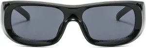COTIA Square Sunglasses for Men Women Y2K Personality Fashion Punk Futuristic Sports Style Sun Glasses Eyewear W37
