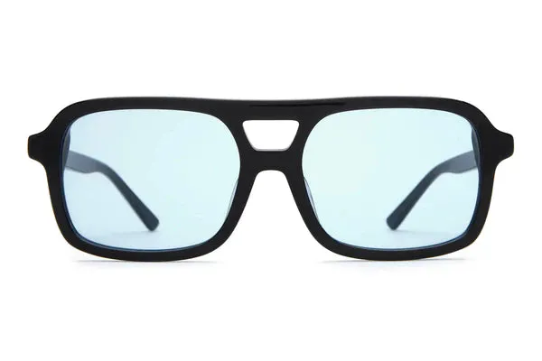 Crap Eyewear - The Spaced Ranger (Black Moondust Bio / Blue Tint)