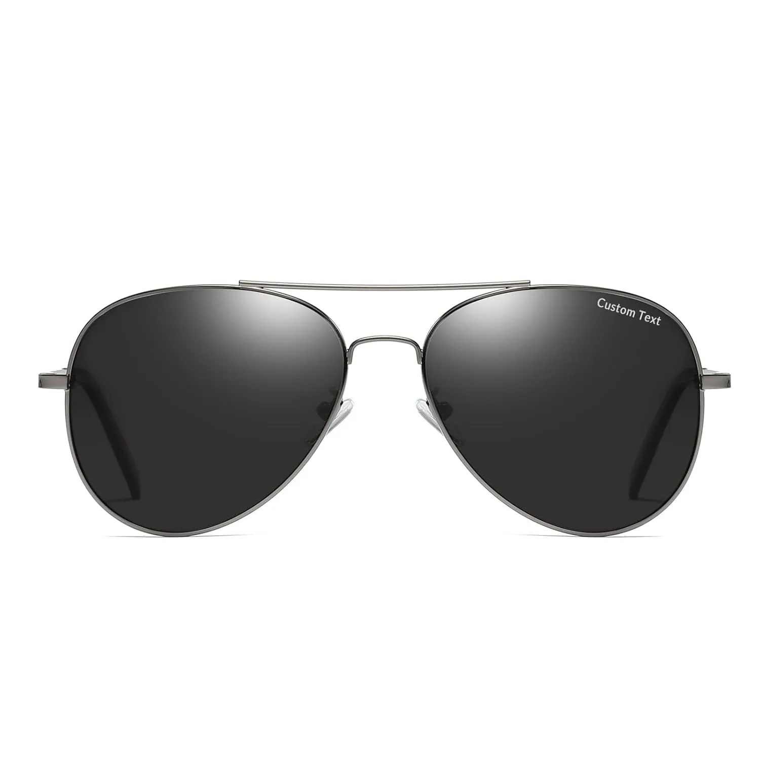 Custom Personalized Classic Aviator Sunglasses for Men Polarized Lens, UV Protection, Metal Frame, Driving/Travel/Stroll Glasses,Vintage Retro Style (3)