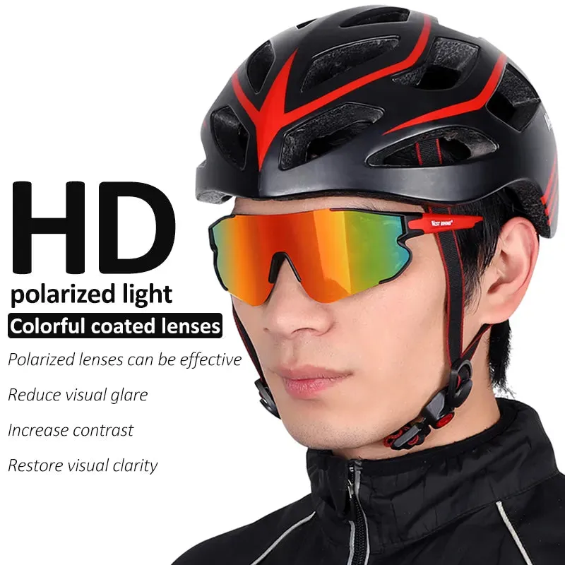 Cycling Glasses Polarized Outdoor Sport Sunglasses MTB Mountain Bicycle Eyewear UV400 Protection Cycling Goggles