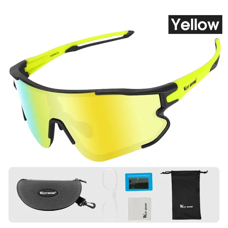 Cycling Glasses Polarized Outdoor Sport Sunglasses MTB Mountain Bicycle Eyewear UV400 Protection Cycling Goggles