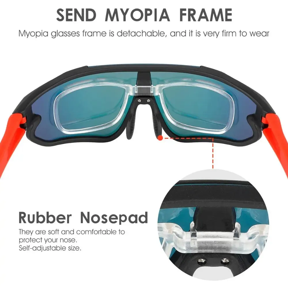 Cycling Glasses Polarized Outdoor Sport Sunglasses MTB Mountain Bicycle Eyewear UV400 Protection Cycling Goggles