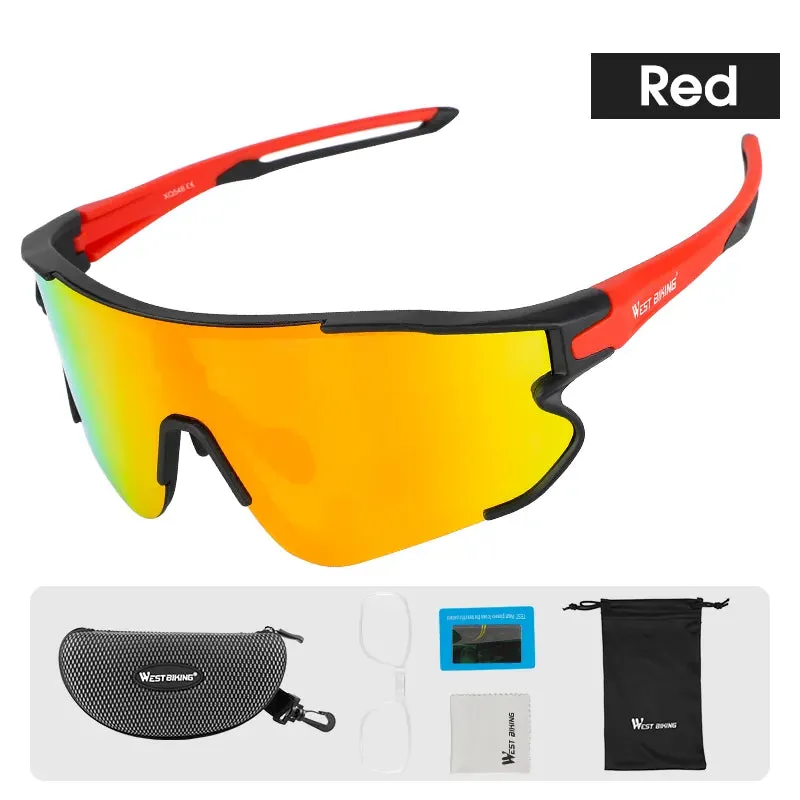 Cycling Glasses Polarized Outdoor Sport Sunglasses MTB Mountain Bicycle Eyewear UV400 Protection Cycling Goggles