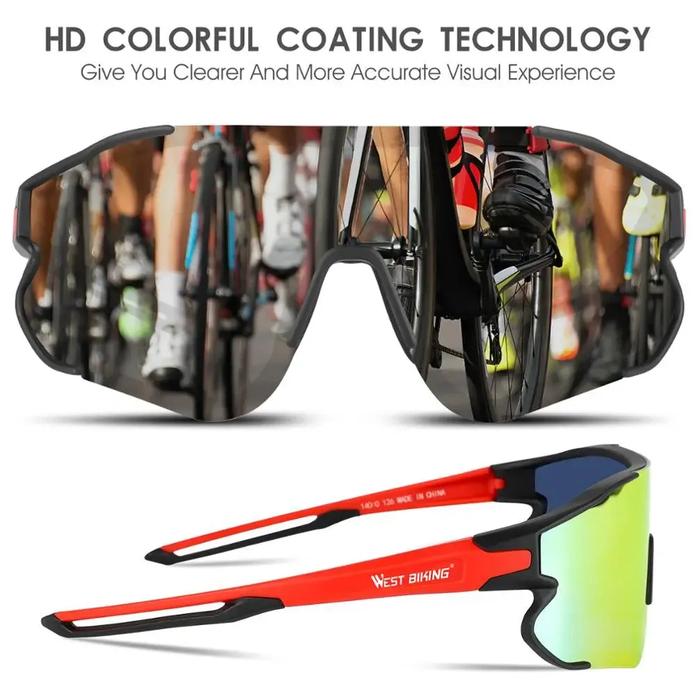 Cycling Glasses Polarized Outdoor Sport Sunglasses MTB Mountain Bicycle Eyewear UV400 Protection Cycling Goggles