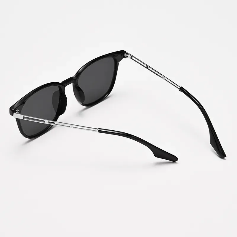 Cycling Retro Cat Eye Sunglasses Men Women Brand Designer Metal Sun Glasses Male Black Vintage Fashion UV400