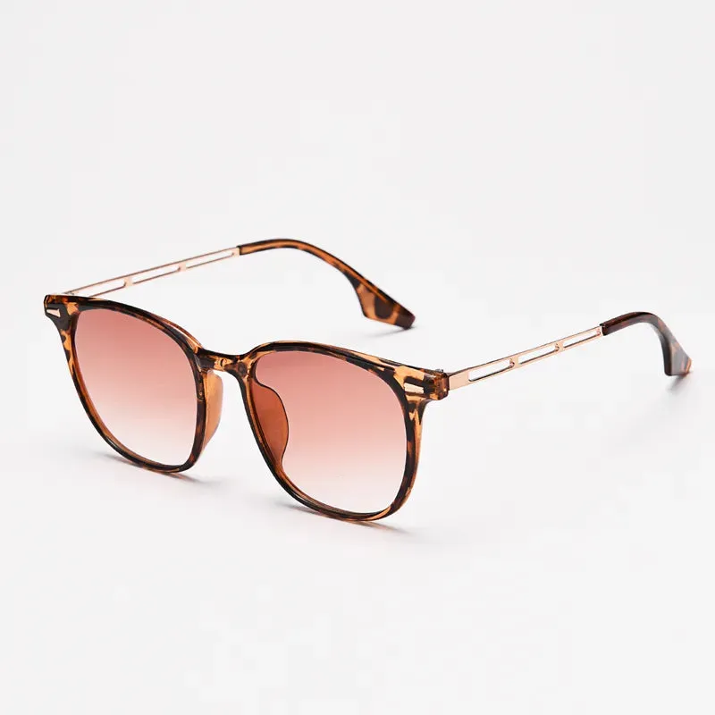 Cycling Retro Cat Eye Sunglasses Men Women Brand Designer Metal Sun Glasses Male Black Vintage Fashion UV400