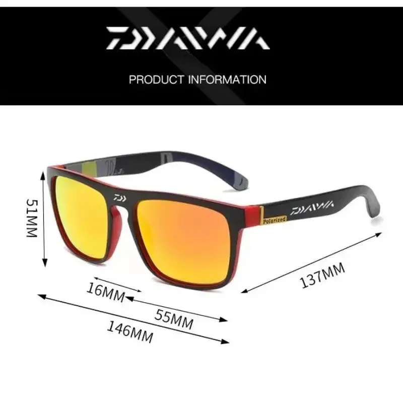 DAIWA Fishing Glasses "Classic" Polarized Sunglasses With Case