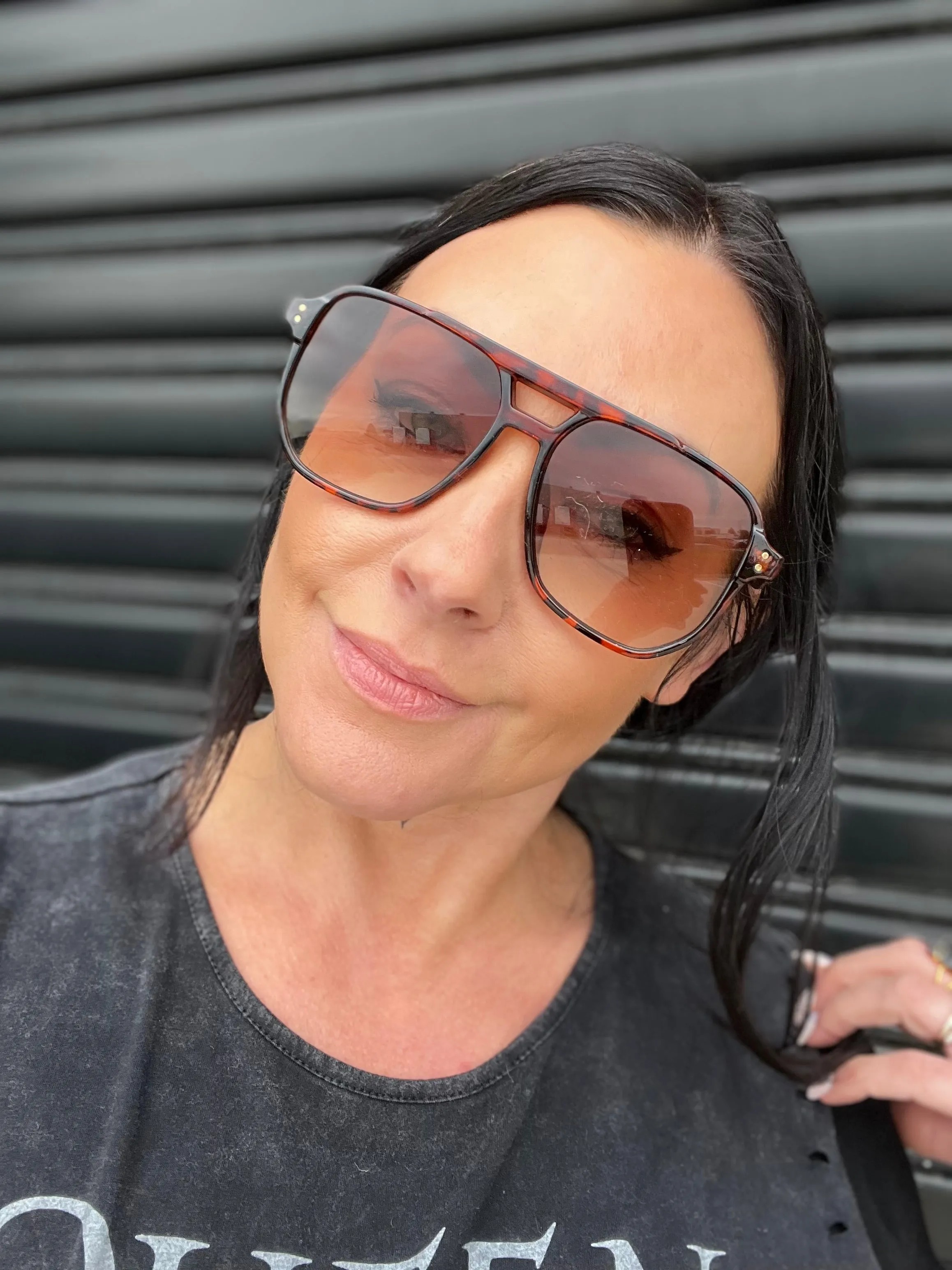Dallas Aviator Sunglasses - Brown