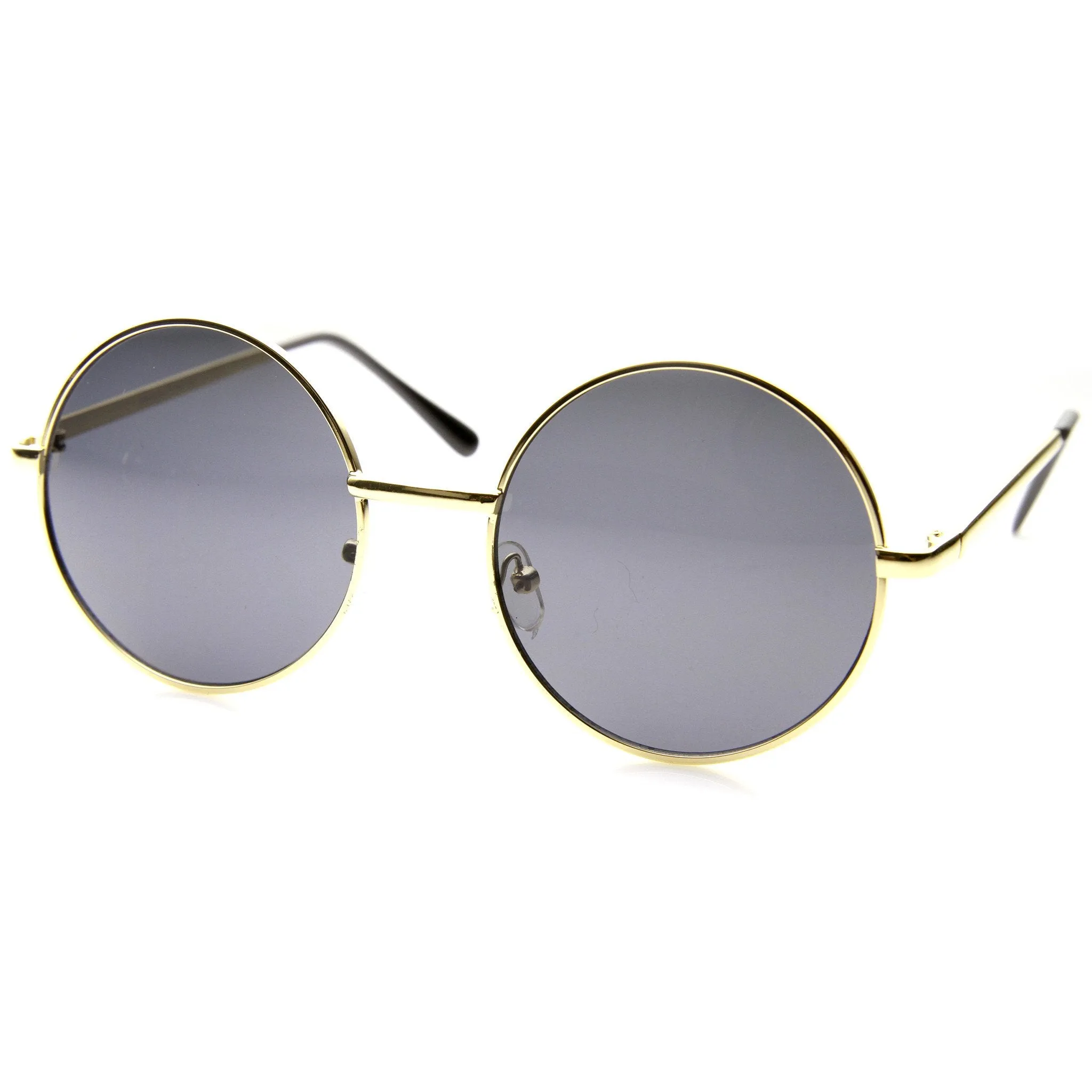 Designer Medium Round Metal Fashion Sunglasses 8570