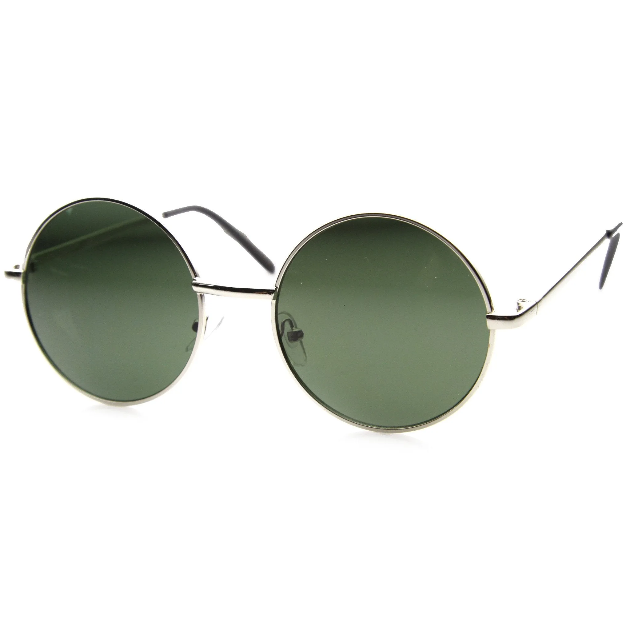 Designer Medium Round Metal Fashion Sunglasses 8570