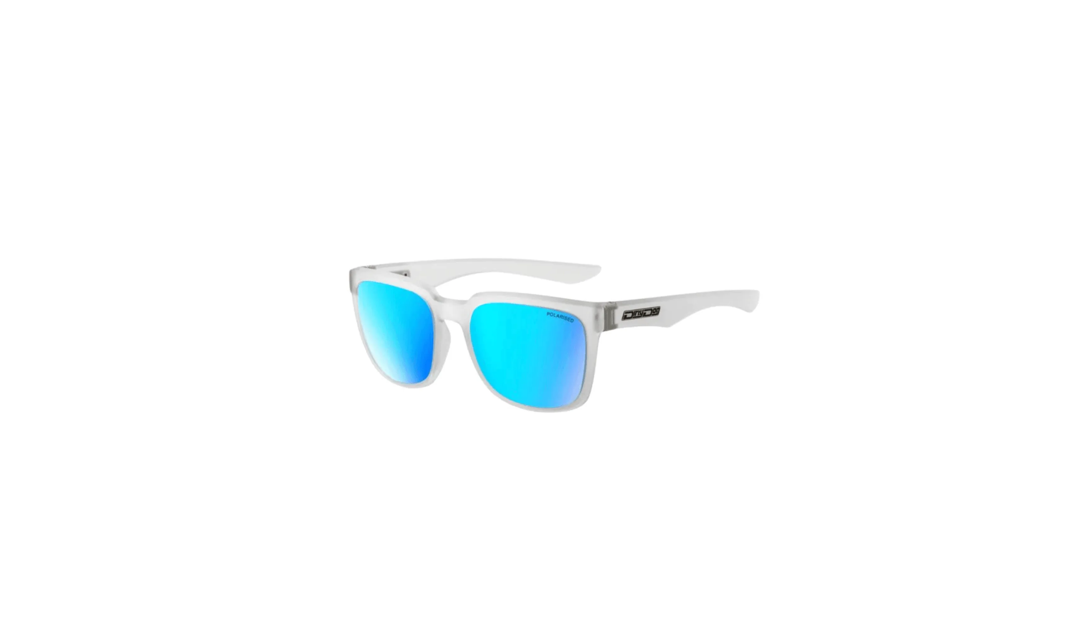 Dirty Dog Blade Satin Crystal / Ice Blue Mirror polarised