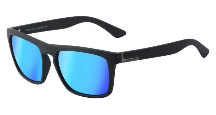 Dirty Dog Ranger Satin Black Grey / Ice Blue Mirror Polarised