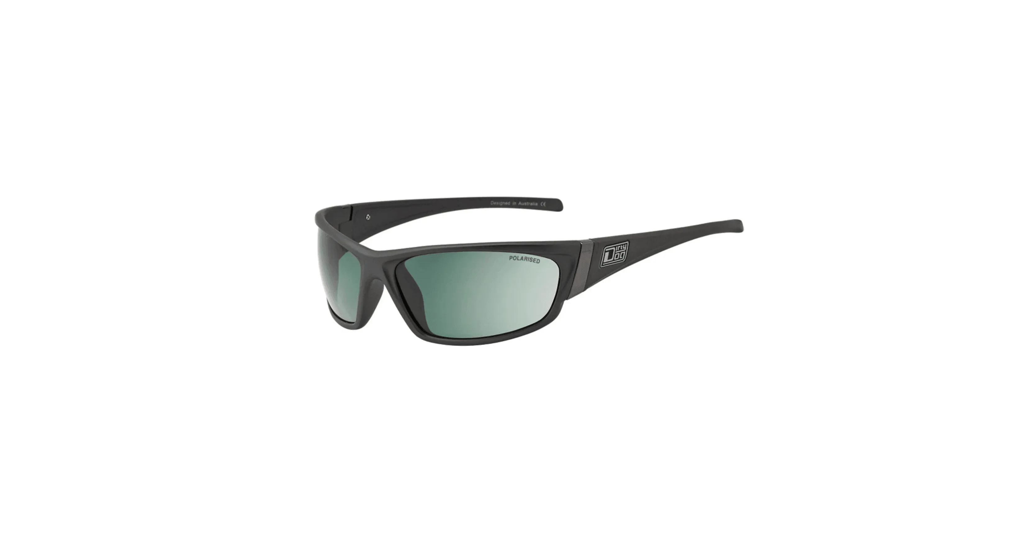 Dirty Dog Stoat Polarised Sunglasses - Grey/Green