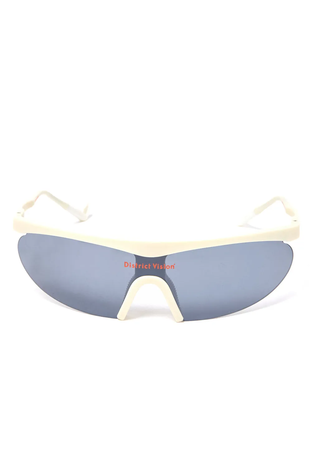 District Vision Koharu Eclipse Sunglasses - Limestone / D  Onyx Mirror