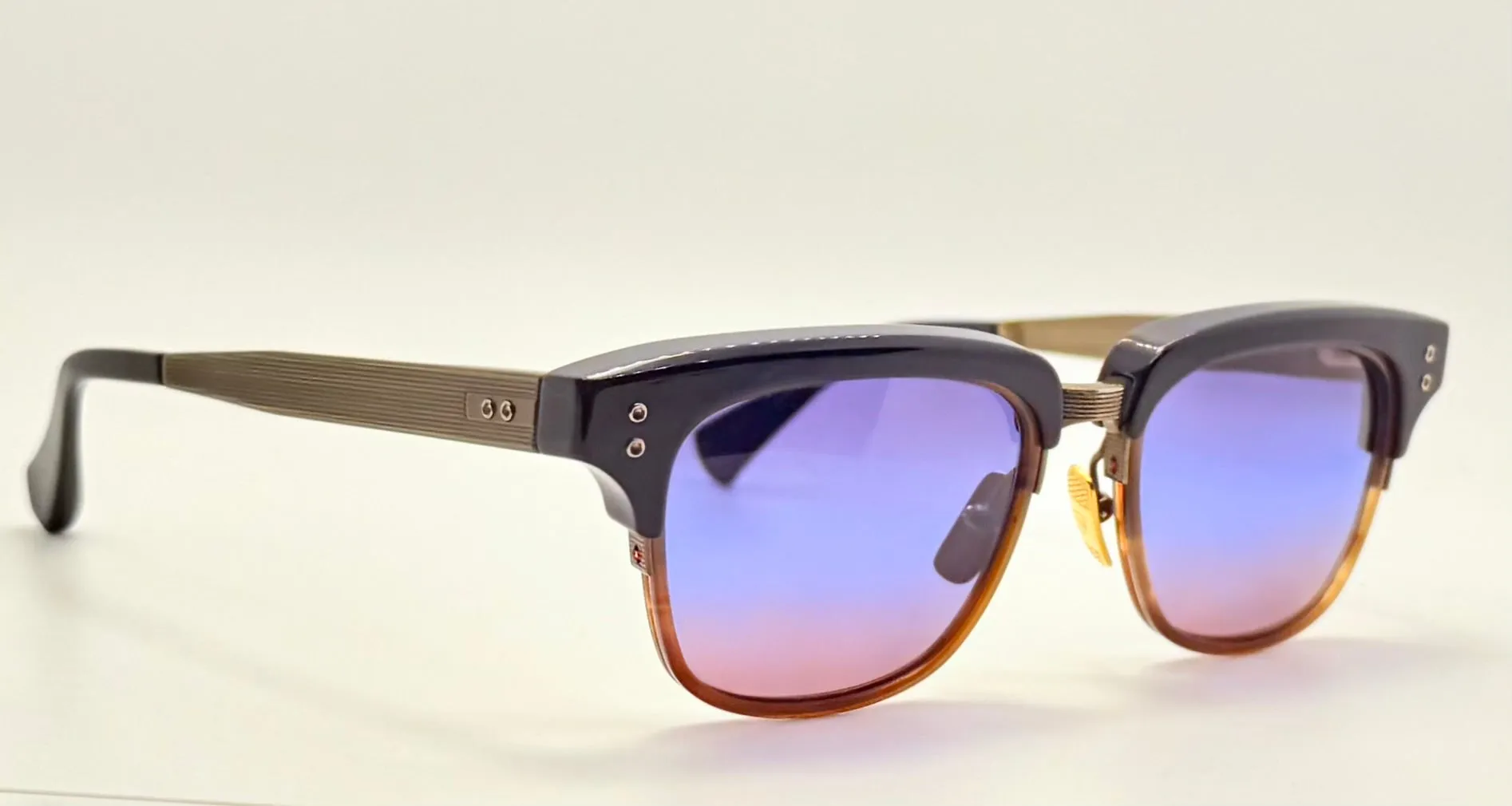 DITA Statesman Five with Custom Tri-Gradient Grey/Blue/Brown Berko’s Designs Lenses - ONE OF A KIND