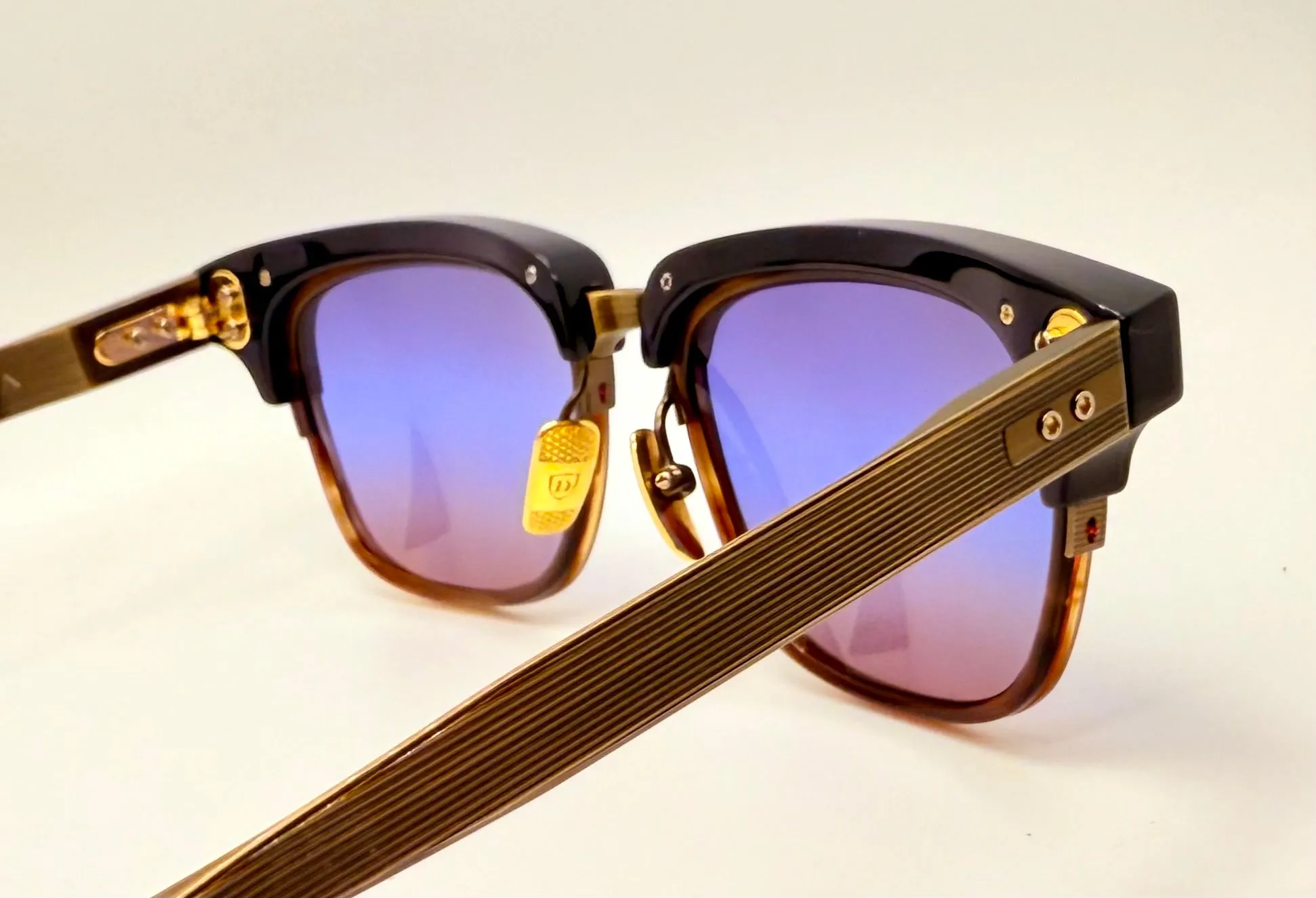 DITA Statesman Five with Custom Tri-Gradient Grey/Blue/Brown Berko’s Designs Lenses - ONE OF A KIND