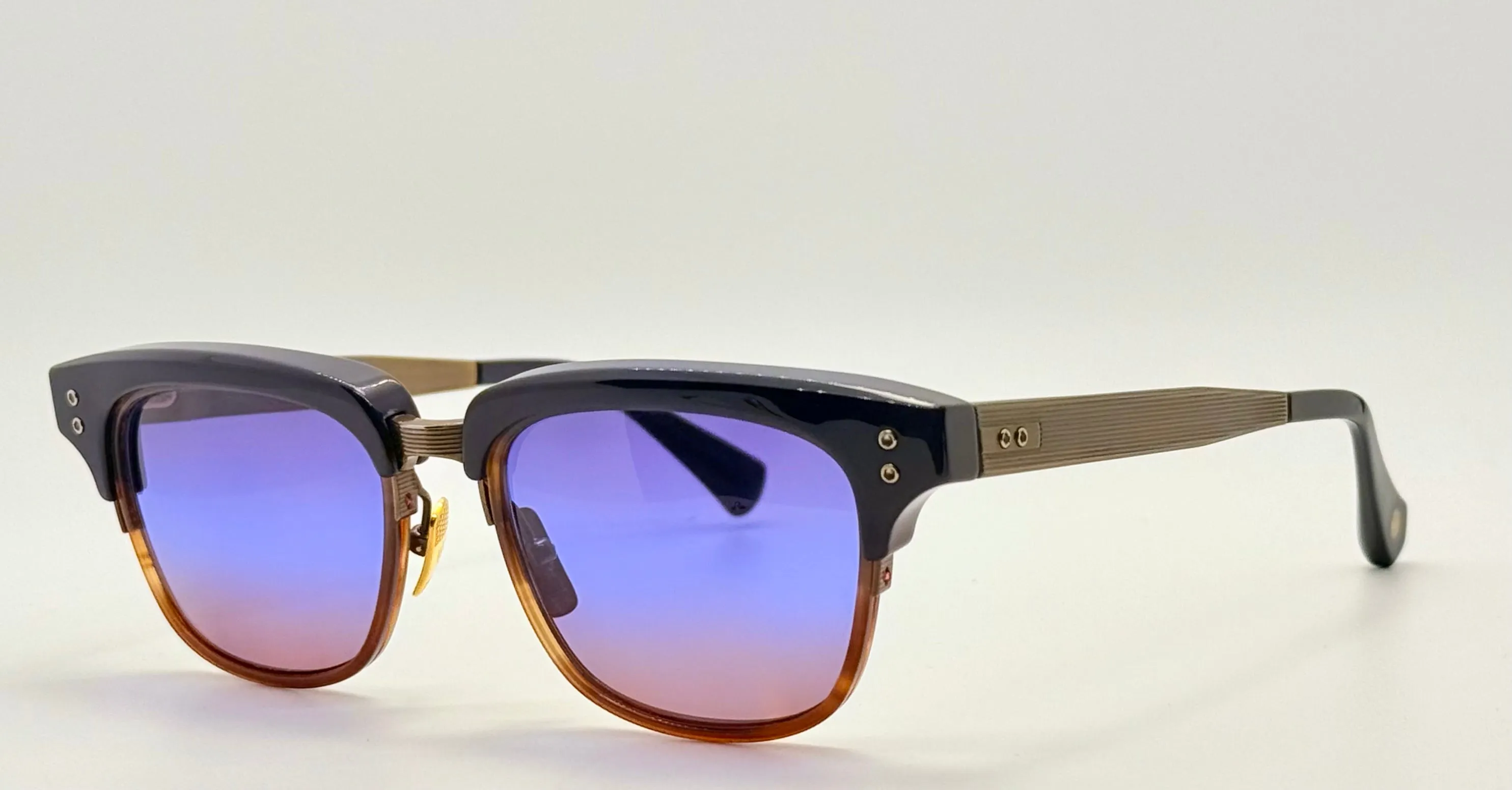 DITA Statesman Five with Custom Tri-Gradient Grey/Blue/Brown Berko’s Designs Lenses - ONE OF A KIND