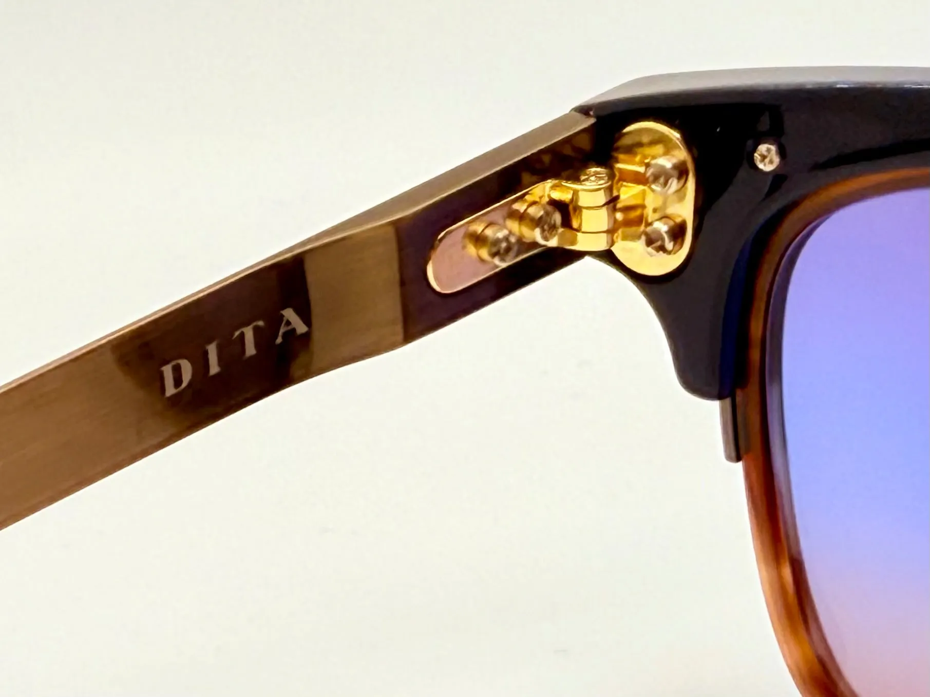DITA Statesman Five with Custom Tri-Gradient Grey/Blue/Brown Berko’s Designs Lenses - ONE OF A KIND