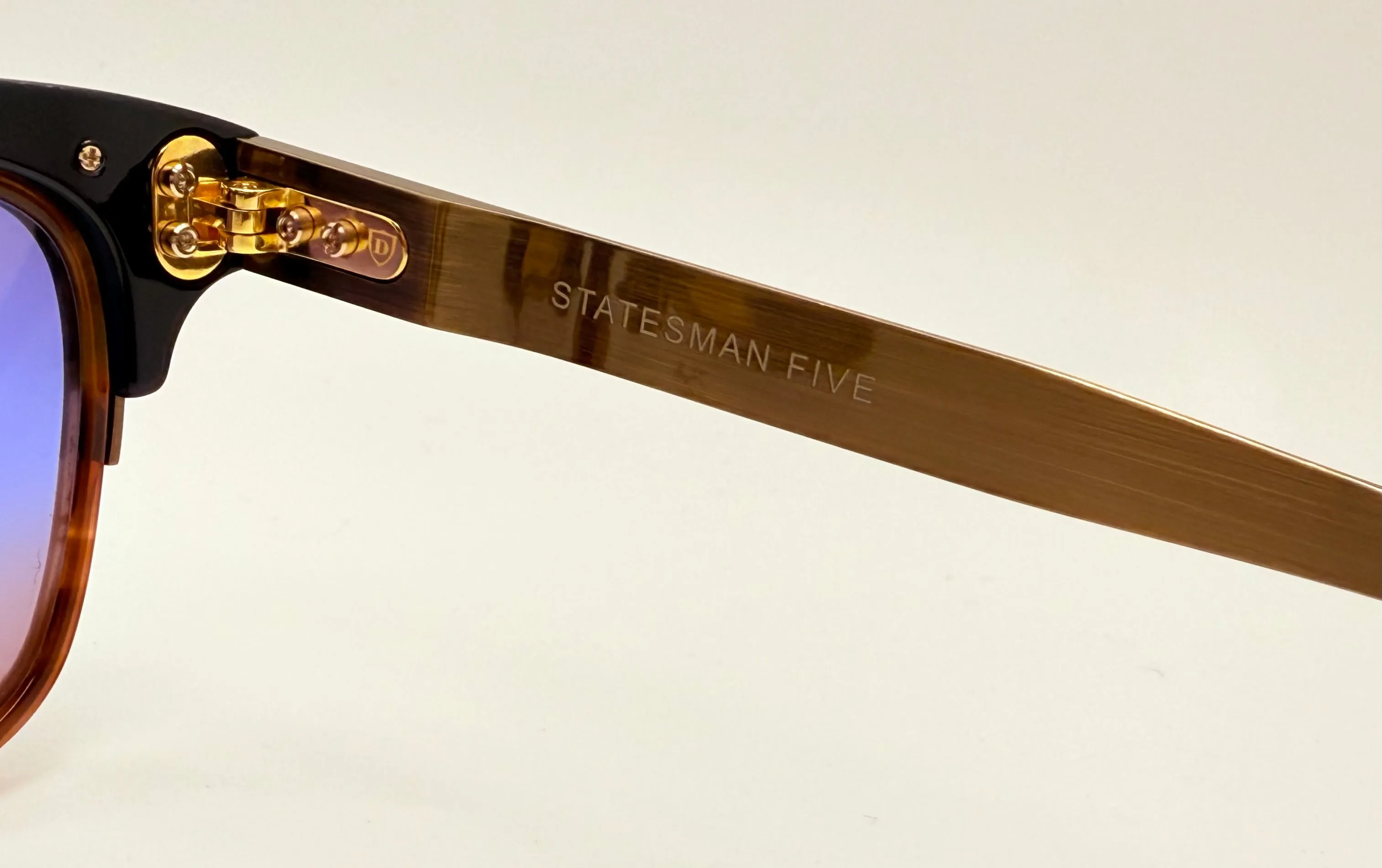 DITA Statesman Five with Custom Tri-Gradient Grey/Blue/Brown Berko’s Designs Lenses - ONE OF A KIND